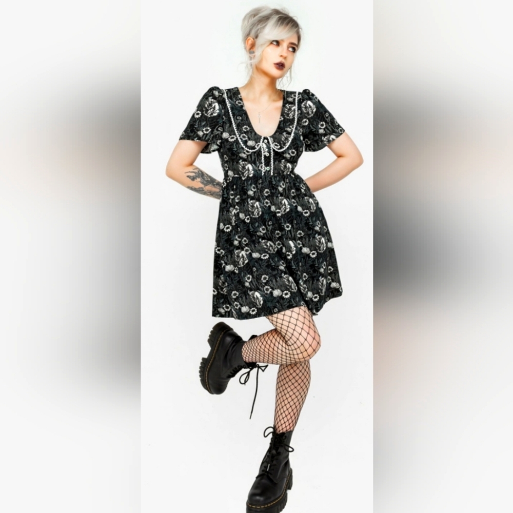 Disturbia Nightbloom Floral Mini Dress
